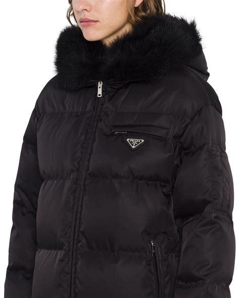 prada gabardine puffer|prada re nylon gabardine jacket.